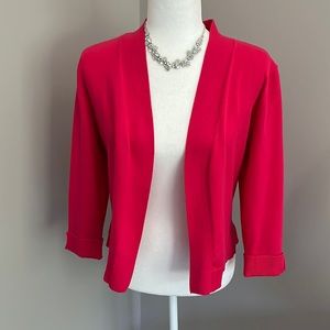 89th and Madison Bright Pink open cardigan sweater